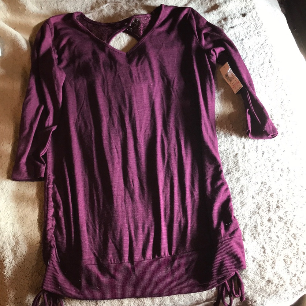 A Purple color Blouse